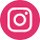 A pink and white icon of an instagram logo.